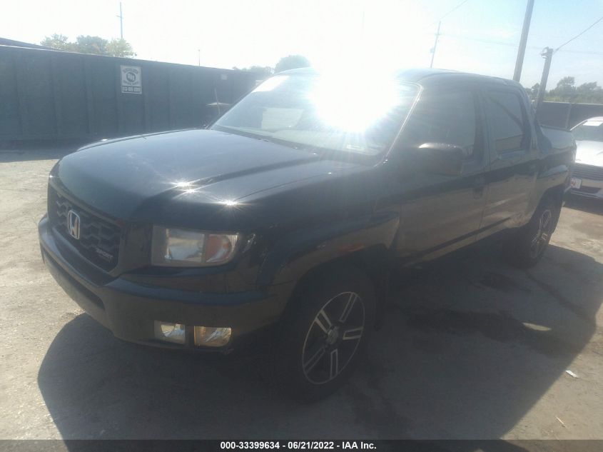 2013 HONDA RIDGELINE SPORT 5FPYK1F77DB001524