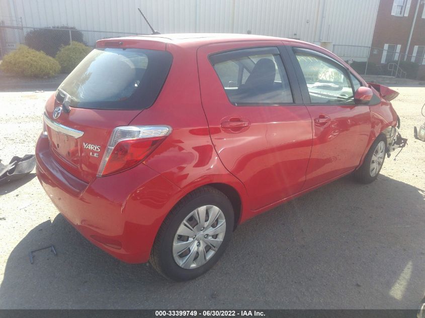 2014 TOYOTA YARIS L/LE VNKKTUD33EA001986