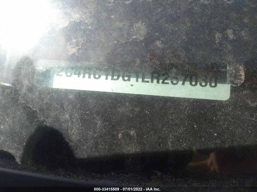 2020 CHRYSLER VOYAGER LXI 2C4RC1DG1LR257030