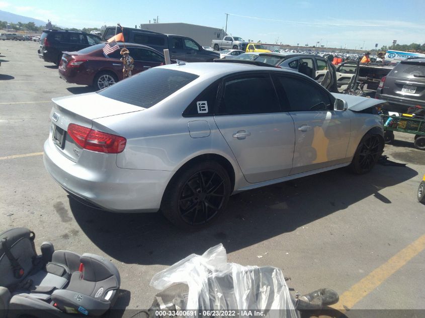 2014 AUDI A4 PREMIUM PLUS WAUHFAFL6EN012668