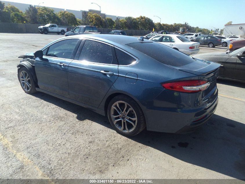 2019 FORD FUSION HYBRID TITANIUM 3FA6P0RU0KR119817