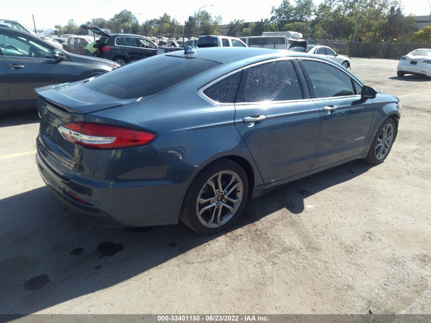 2019 FORD FUSION HYBRID TITANIUM 3FA6P0RU0KR119817