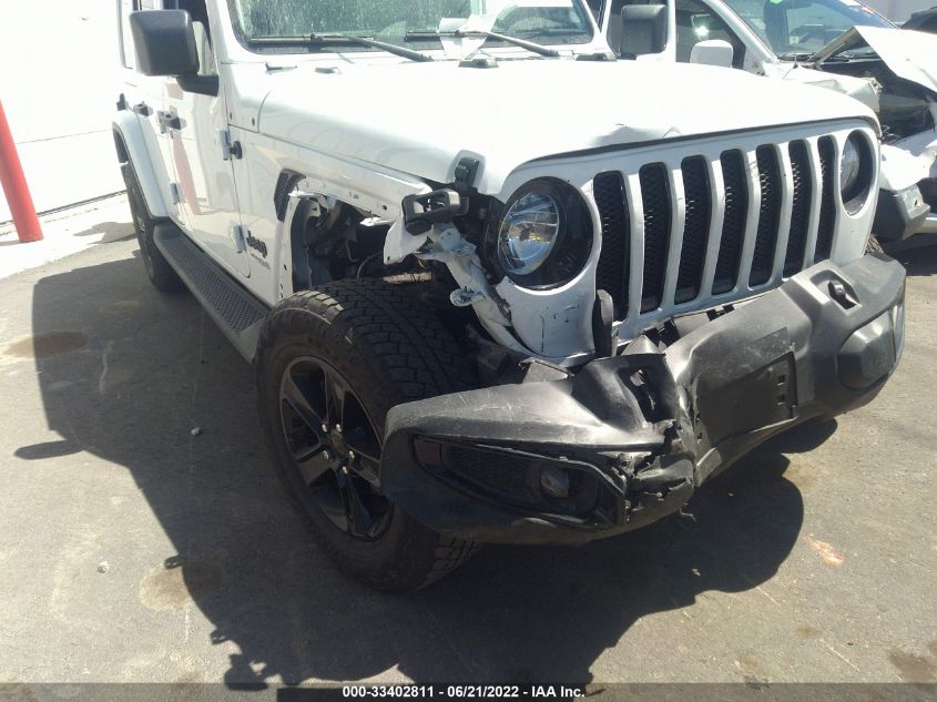 2021 JEEP WRANGLER UNLIMITED SAHARA ALTITUDE 1C4HJXEG1MW606229