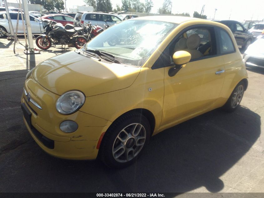 2013 FIAT 500 POP 3C3CFFAR2DT554925