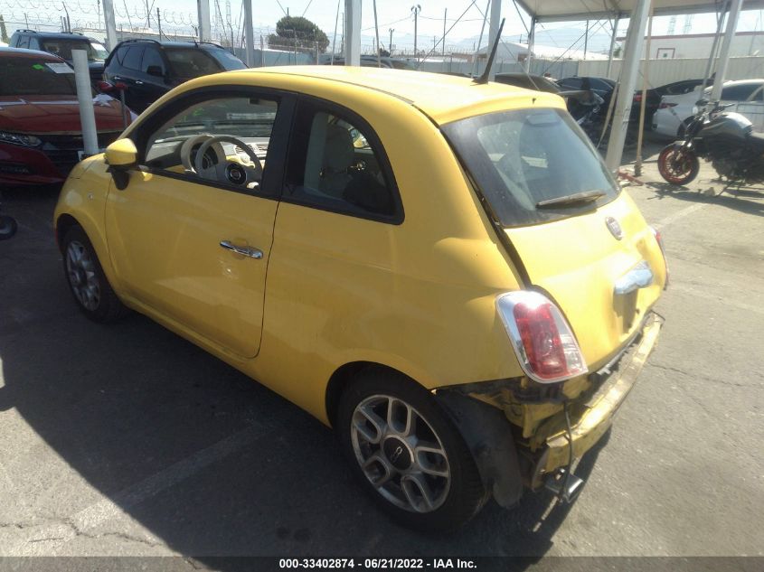 2013 FIAT 500 POP 3C3CFFAR2DT554925