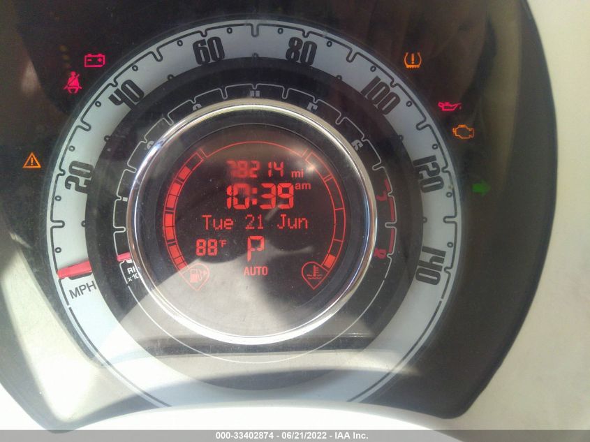 2013 FIAT 500 POP 3C3CFFAR2DT554925