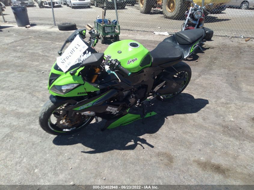 2013 KAWASAKI ZX636 F JKBZXJF15DA000333