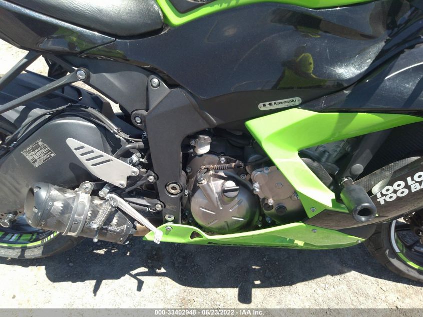 2013 KAWASAKI ZX636 F JKBZXJF15DA000333