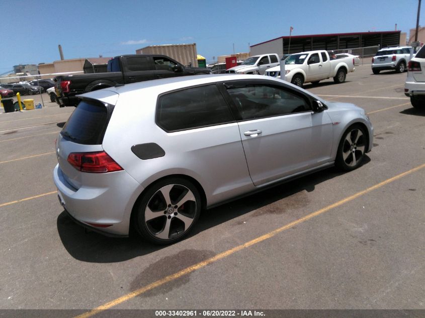 2016 VOLKSWAGEN GOLF GTI S 3VWYT7AU5GM048974