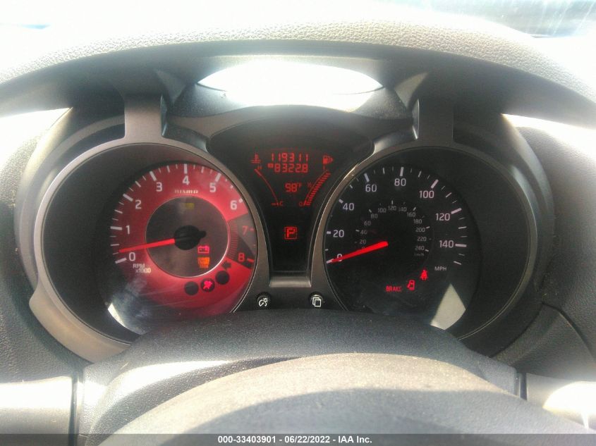 2013 NISSAN JUKE NISMO JN8AF5MV1DT232217
