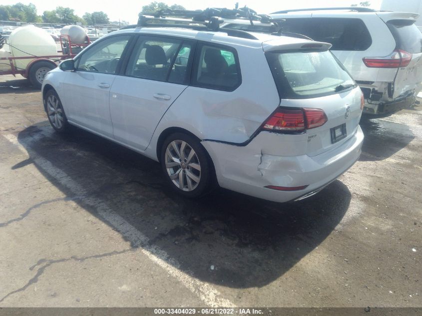 2019 VOLKSWAGEN GOLF SPORTWAGEN S/SE 3VWY57AU9KM507443