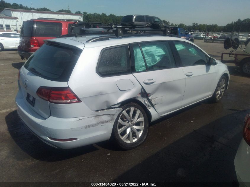 2019 VOLKSWAGEN GOLF SPORTWAGEN S/SE 3VWY57AU9KM507443