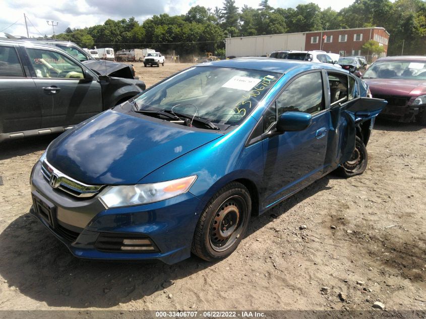 2013 HONDA INSIGHT JHMZE2H33DS005091