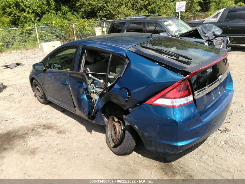 2013 HONDA INSIGHT JHMZE2H33DS005091