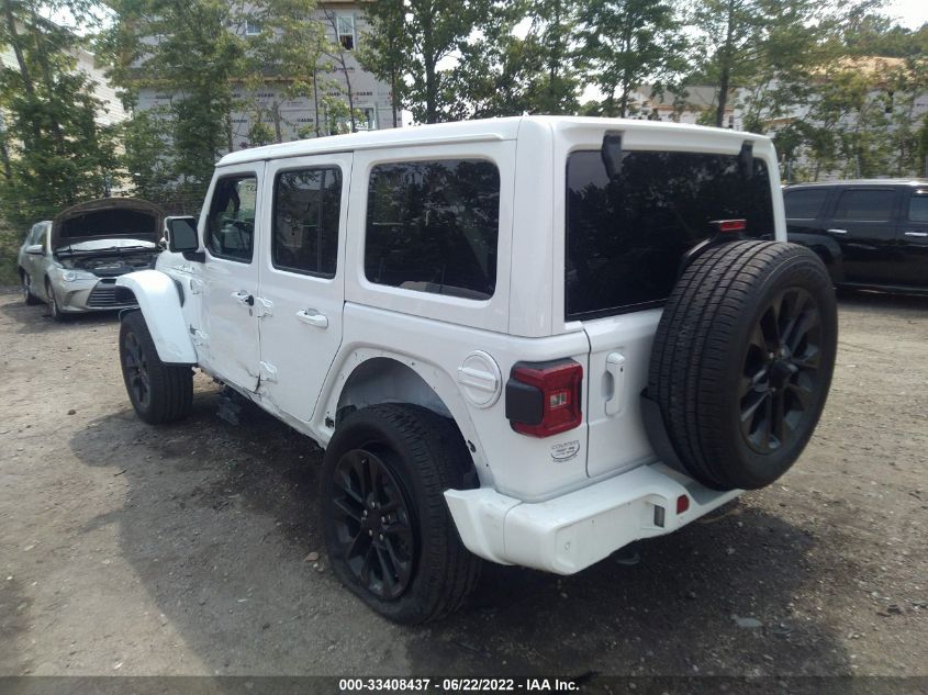 2021 JEEP WRANGLER UNLIMITED SAHARA HIGH 1C4HJXEG1MW858529