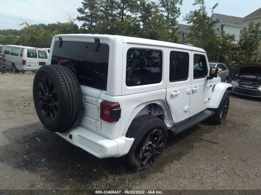 2021 JEEP WRANGLER UNLIMITED SAHARA HIGH 1C4HJXEG1MW858529