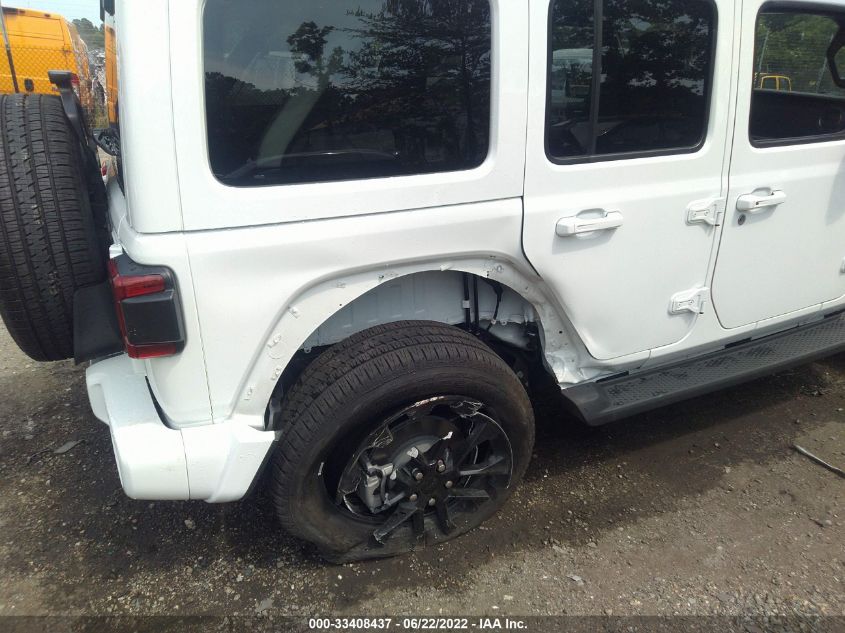 2021 JEEP WRANGLER UNLIMITED SAHARA HIGH 1C4HJXEG1MW858529