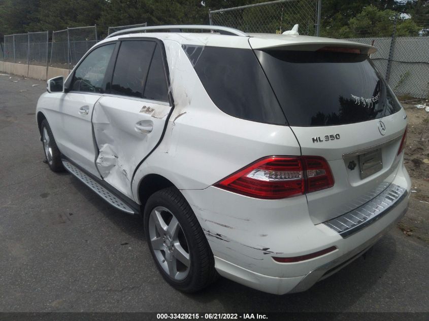2014 MERCEDES-BENZ M-CLASS ML 350 4JGDA5HB6EA365278