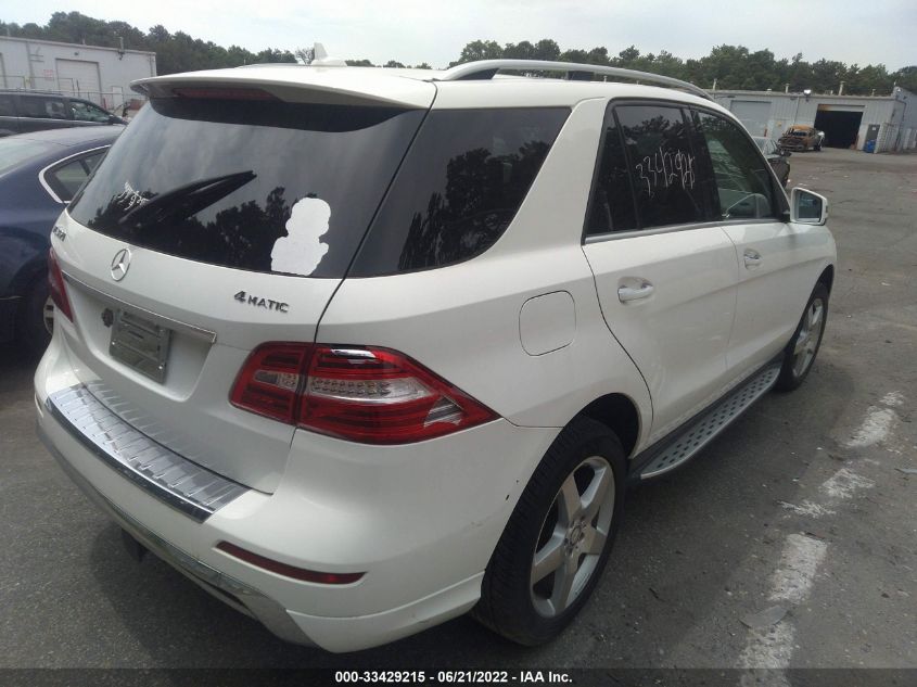 2014 MERCEDES-BENZ M-CLASS ML 350 4JGDA5HB6EA365278