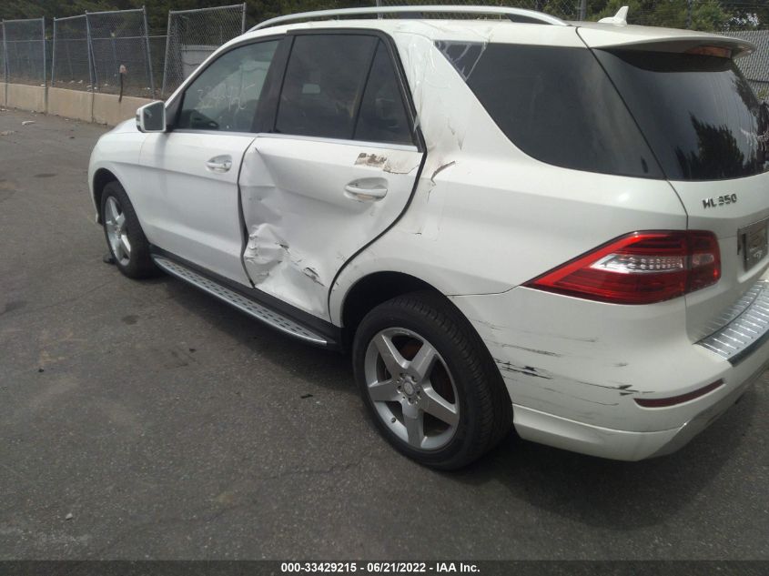 2014 MERCEDES-BENZ M-CLASS ML 350 4JGDA5HB6EA365278