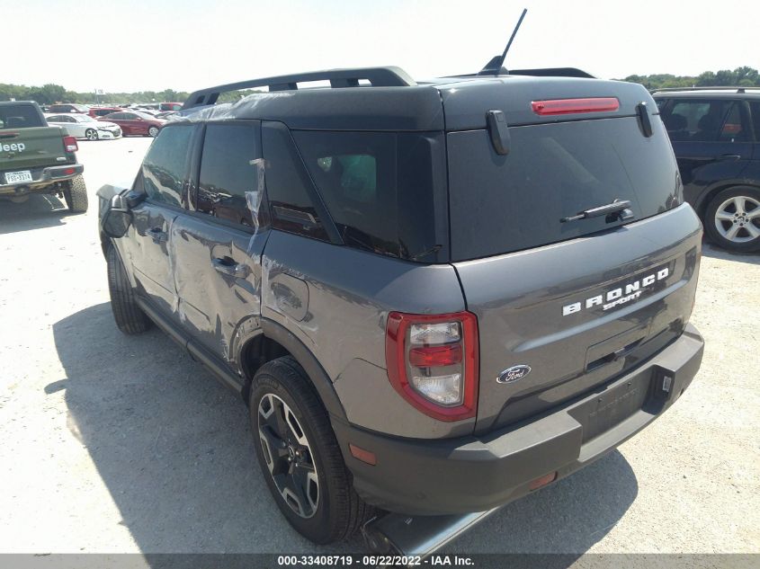 2022 FORD BRONCO SPORT OUTER BANKS 3FMCR9C69NRD49555