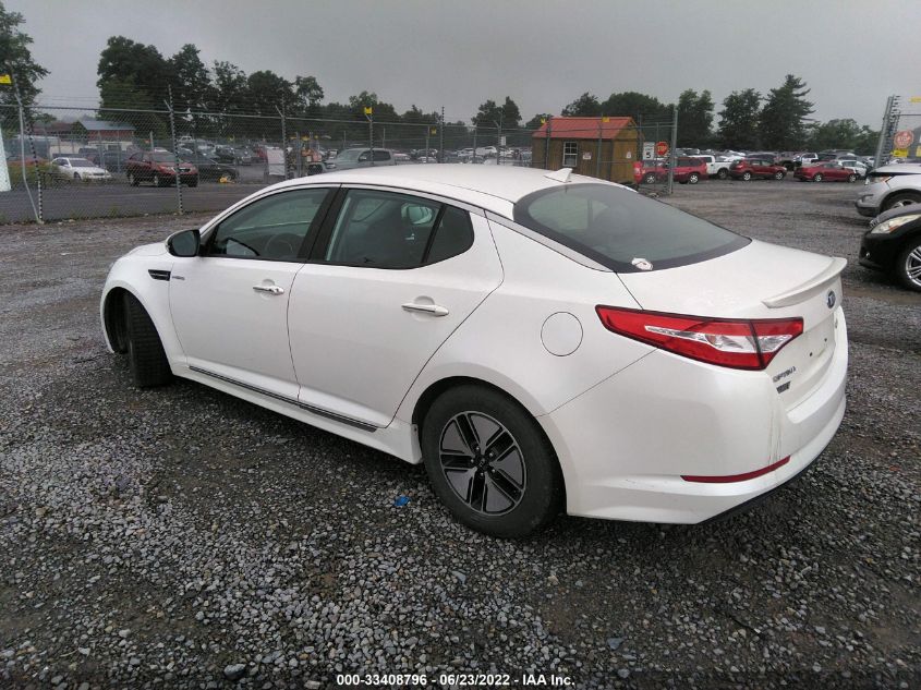 2013 KIA OPTIMA HYBRID LX KNAGM4AD4D5040860