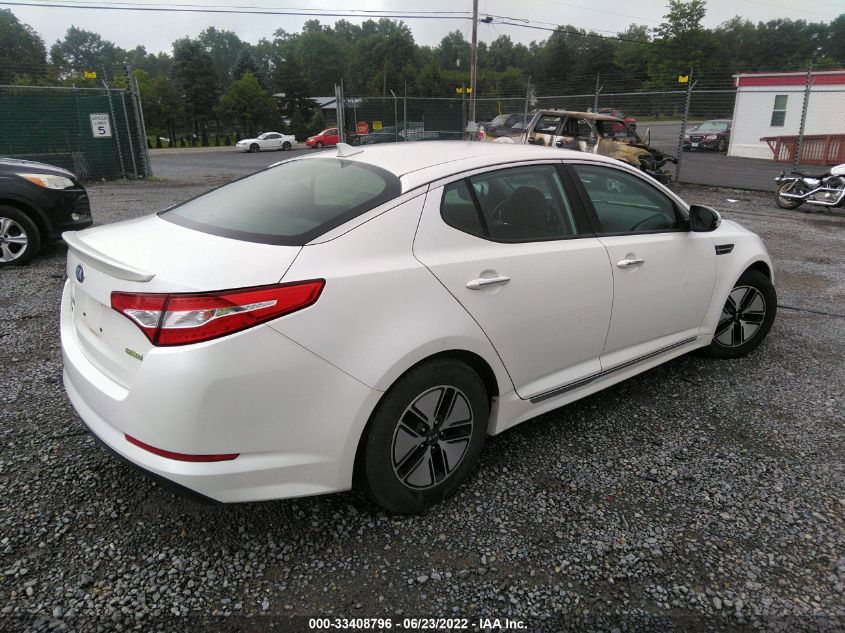 2013 KIA OPTIMA HYBRID LX KNAGM4AD4D5040860
