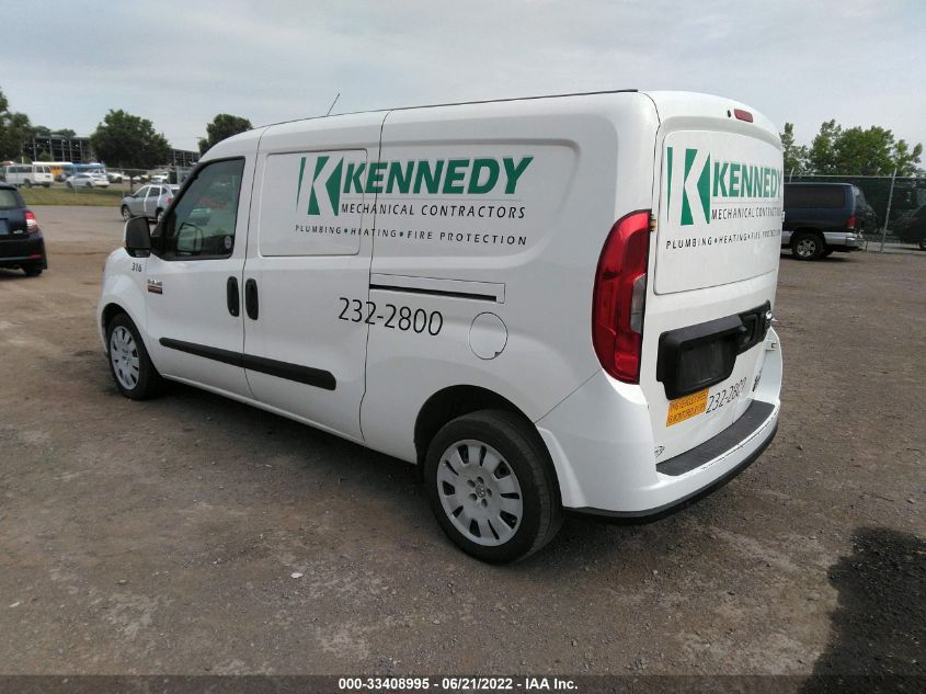 2015 RAM PROMASTER CITY CARGO VAN TRADESMAN SLT ZFBERFBTXF6A05594