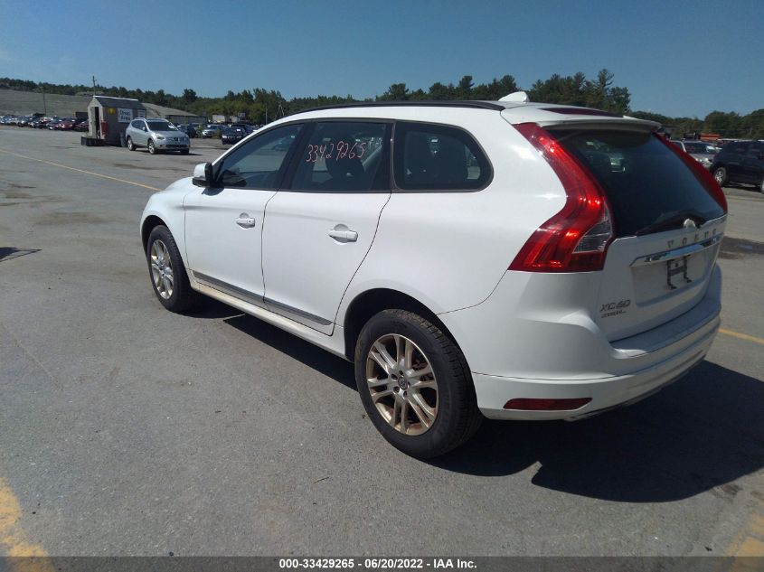 2016 VOLVO XC60 T5 YV4612RJ9G2835749