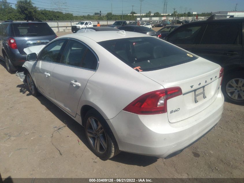 2015 VOLVO S60 PREMIER YV126MFK6F2360808