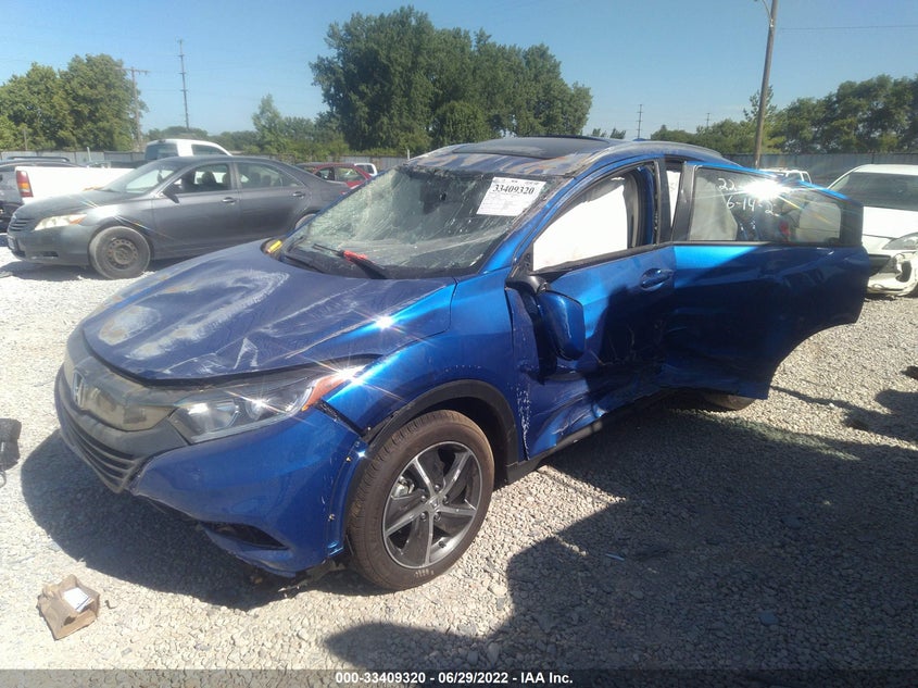 VIN 3CZRU6H58NM736147 2022 HONDA HR-V EX