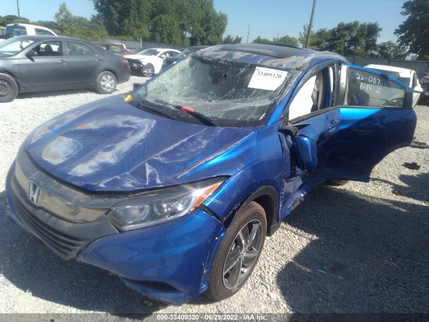 VIN 3CZRU6H58NM736147 2022 HONDA HR-V EX