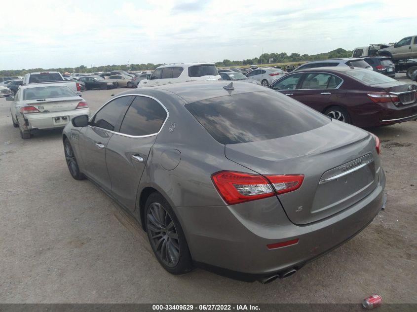 2017 MASERATI GHIBLI S ZAM57RSA7H1262580