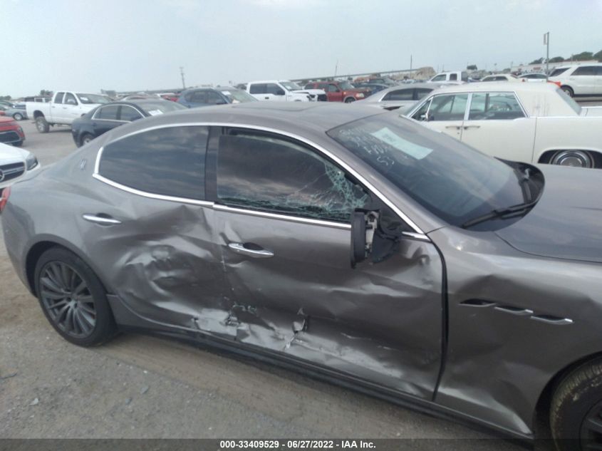 2017 MASERATI GHIBLI S ZAM57RSA7H1262580
