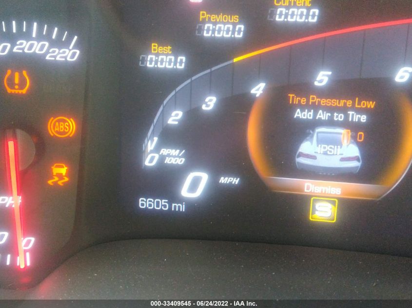 2015 CHEVROLET CORVETTE STINGRAY/3LZ/Z06 1G1YU3D67F5605970