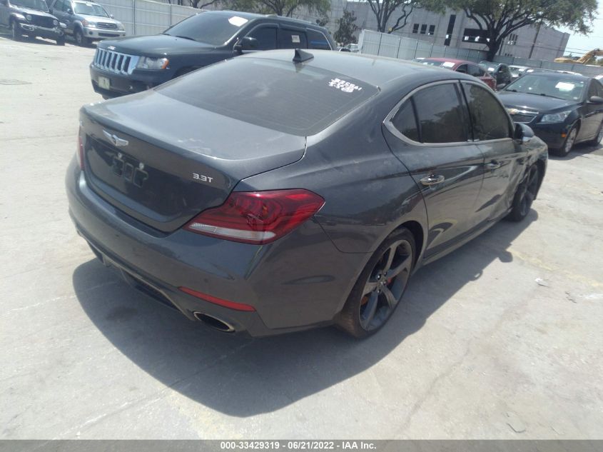 2019 GENESIS G70 3.3T ADVANCED KMTG34LE6KU043971
