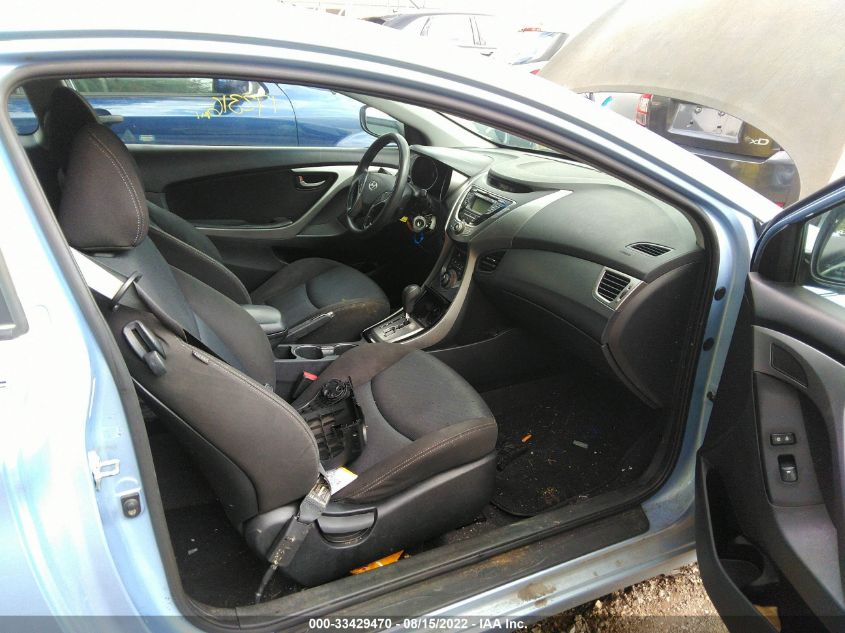 2013 HYUNDAI ELANTRA COUPE GS PZEV KMHDH6AE8DU006890