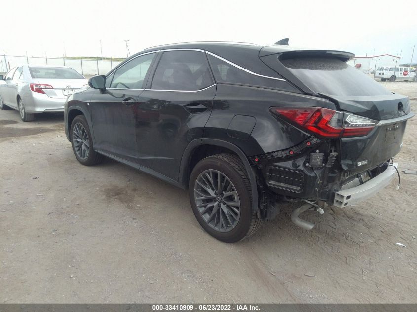 2021 LEXUS RX RX 350 F SPORT APPEARANCE 2T2SZMDA1MC293195