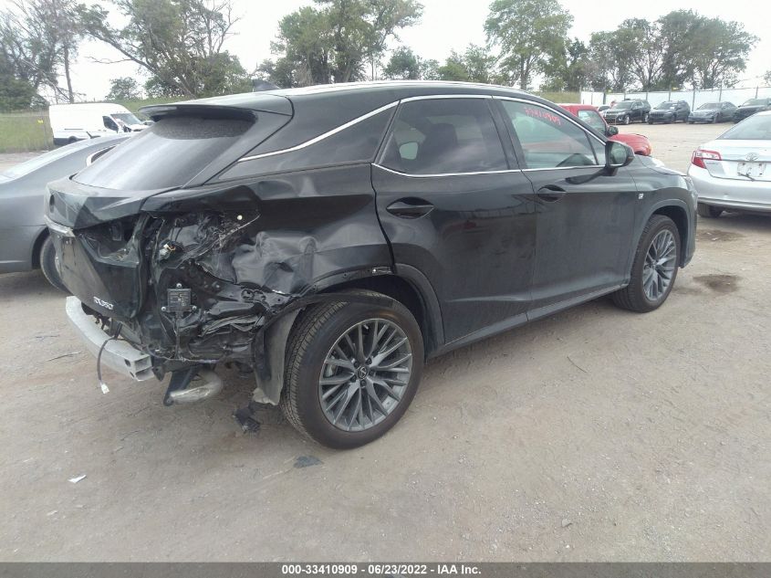 2021 LEXUS RX RX 350 F SPORT APPEARANCE 2T2SZMDA1MC293195
