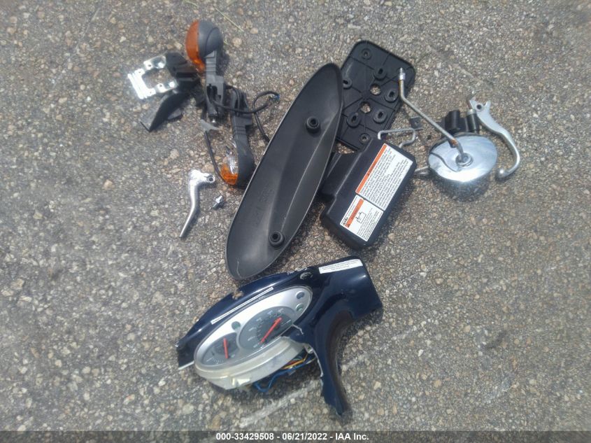 2009 APRILIA SCARABEO 100 ZD4VAC00X9S001294