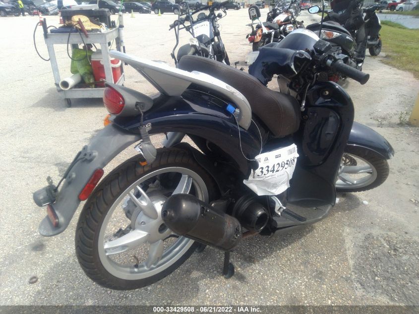 2009 APRILIA SCARABEO 100 ZD4VAC00X9S001294