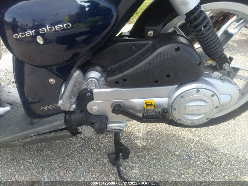 2009 APRILIA SCARABEO 100 ZD4VAC00X9S001294