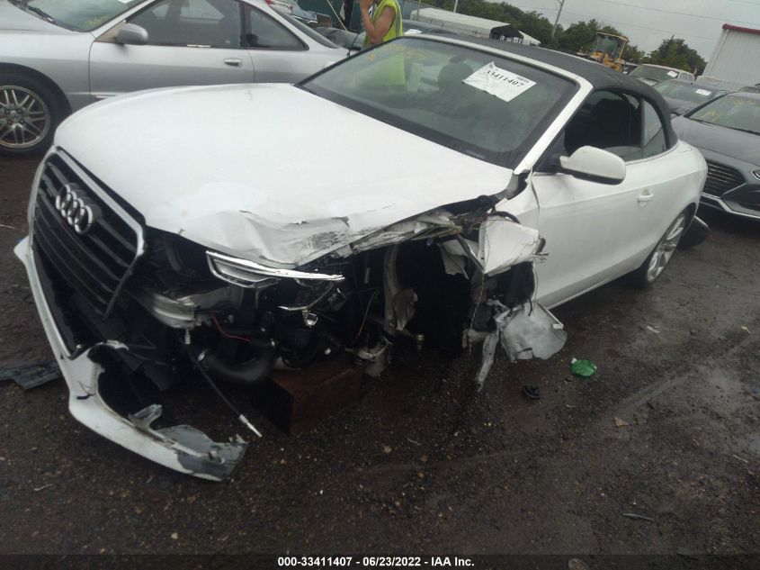 2013 AUDI A5 PREMIUM PLUS WAULFAFH8DN002213