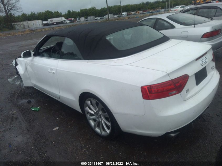 2013 AUDI A5 PREMIUM PLUS WAULFAFH8DN002213
