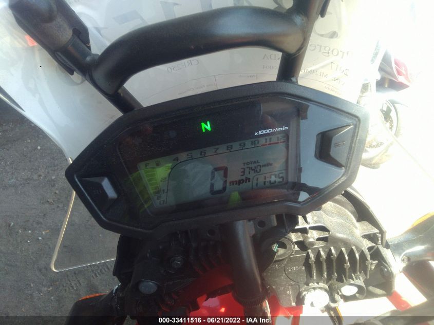 2017 HONDA CRF250 L/RL MLHMD4414H5000434