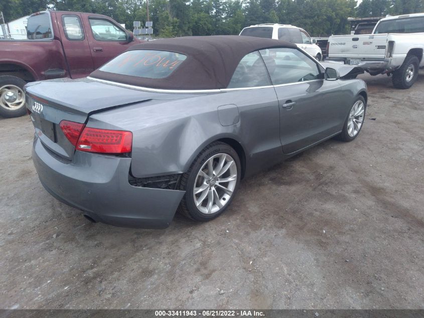 2014 AUDI A5 PREMIUM PLUS WAUJFAFH3EN015878