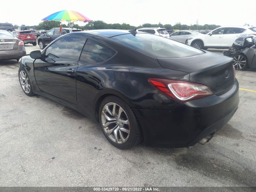 2013 HYUNDAI GENESIS COUPE 2.0T KMHHT6KD3DU100875