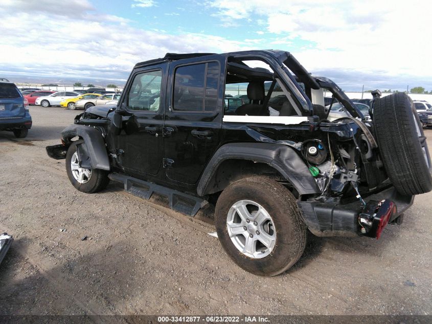 2021 JEEP WRANGLER UNLIMITED SPORT S 1C4HJXDMXMW696553