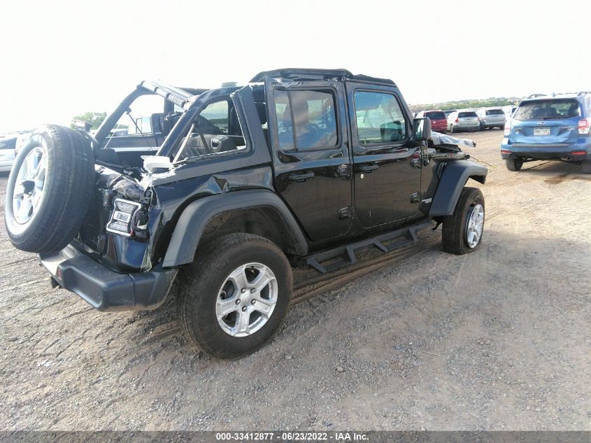 2021 JEEP WRANGLER UNLIMITED SPORT S 1C4HJXDMXMW696553