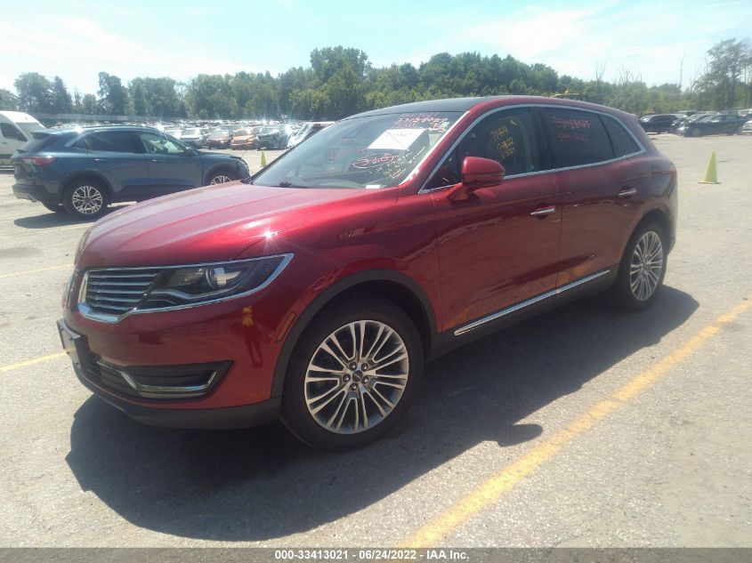 2016 LINCOLN MKX RESERVE 2LMTJ8LR4GBL63767